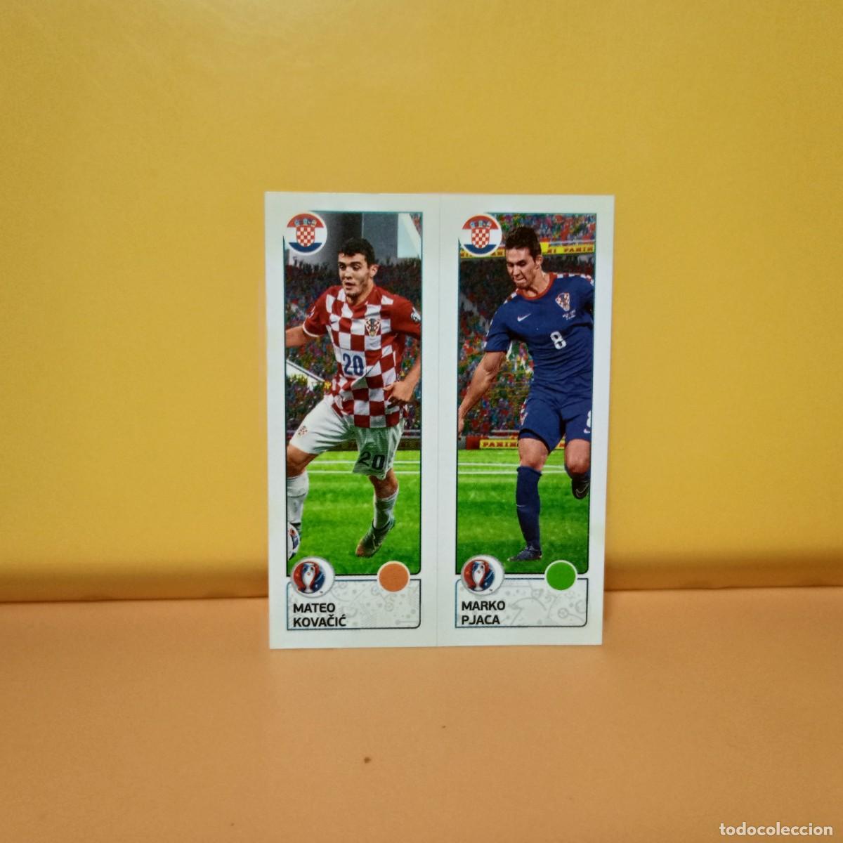 Cromos de f&uacute;tbol: PANINI EURO 2016 FRANCE; EUROCOPA FRANCIA: CROACIA KOVACIK/PJACA 435 A/B