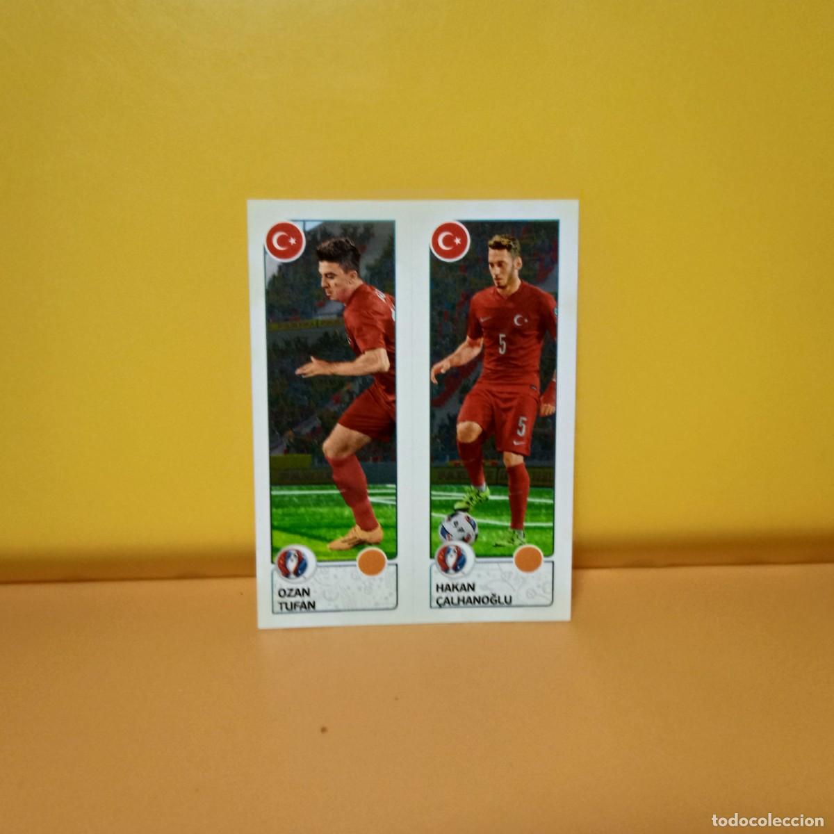 Cromos de f&uacute;tbol: PANINI EURO 2016 FRANCE; EUROCOPA FRANCIA: TURQUIA TUFAN/HAKAN 429 A/B
