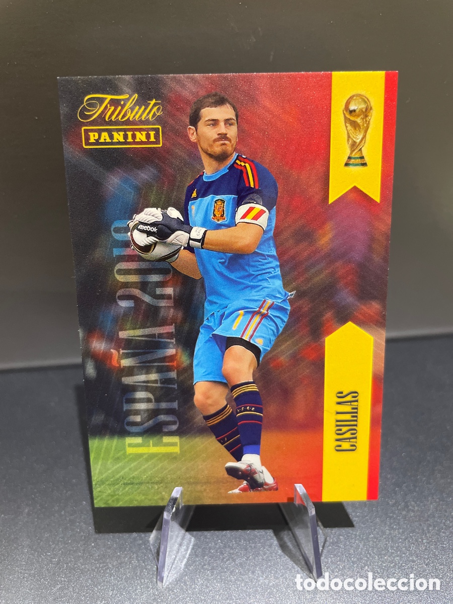 Cromos de f&uacute;tbol: Casillas 1 Panini Tribute Seleccion Espa&ntilde;ola 2010-2026 Vamos Campeones