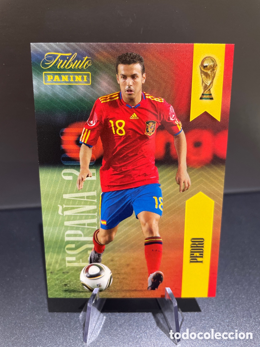 Cromos de f&uacute;tbol: Pedro 18 Panini Tribute Seleccion Espa&ntilde;ola 2010-2026 Vamos Campeones