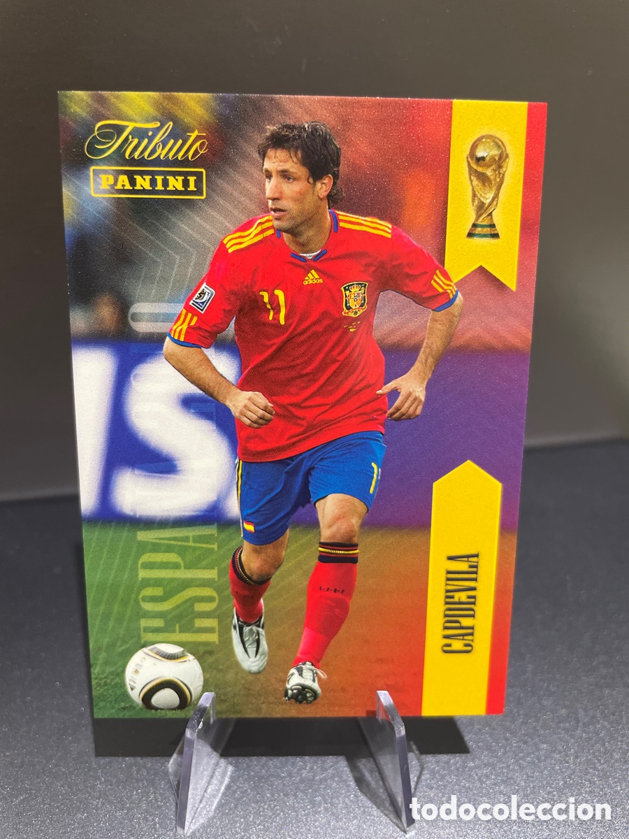 Cromos de f&uacute;tbol: Capdevila 11 Panini Tribute Seleccion Espa&ntilde;ola 2010-2026 Vamos Campeones