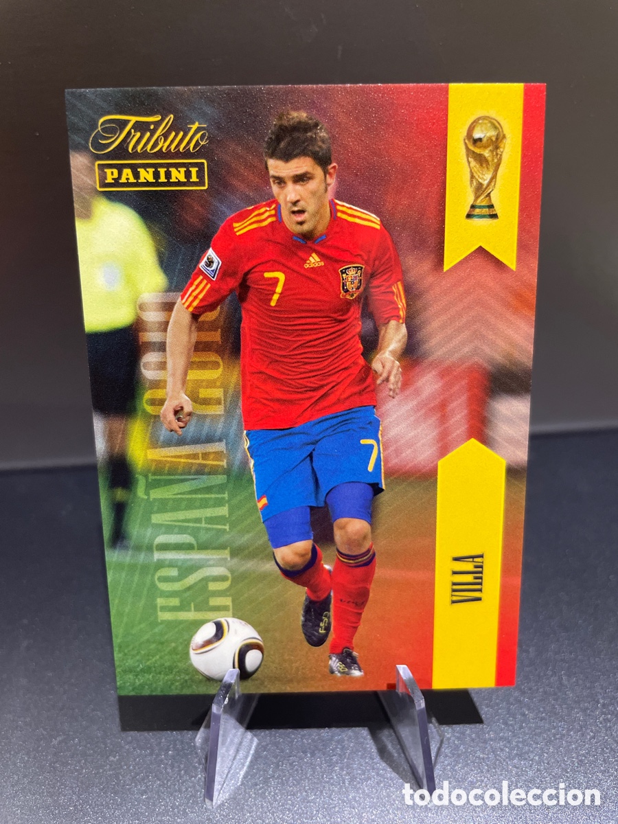 Cromos de f&uacute;tbol: Villa 7 Panini Tribute Seleccion Espa&ntilde;ola 2010-2026 Vamos Campeones