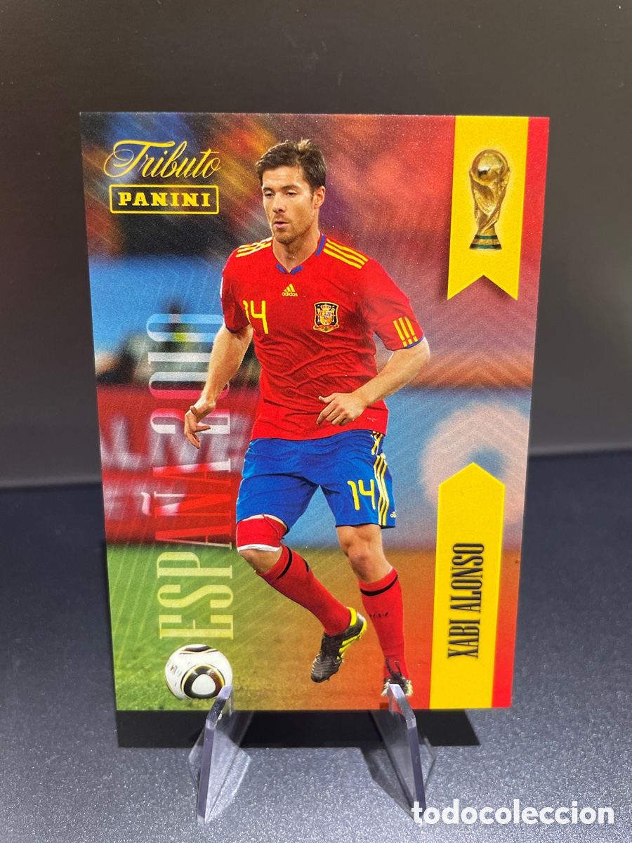 Cromos de f&uacute;tbol: Xabi Alonso 14 Panini Tribute Seleccion Espa&ntilde;ola 2010-2026 Vamos Campeones