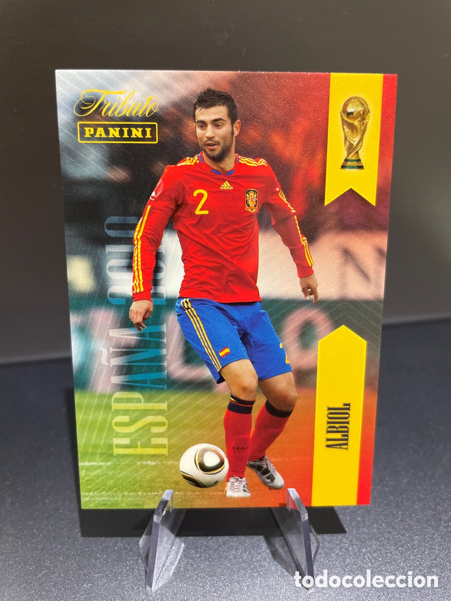 Cromos de f&uacute;tbol: Albiol 2 Panini Tribute Seleccion Espa&ntilde;ola 2010-2026 Vamos Campeones