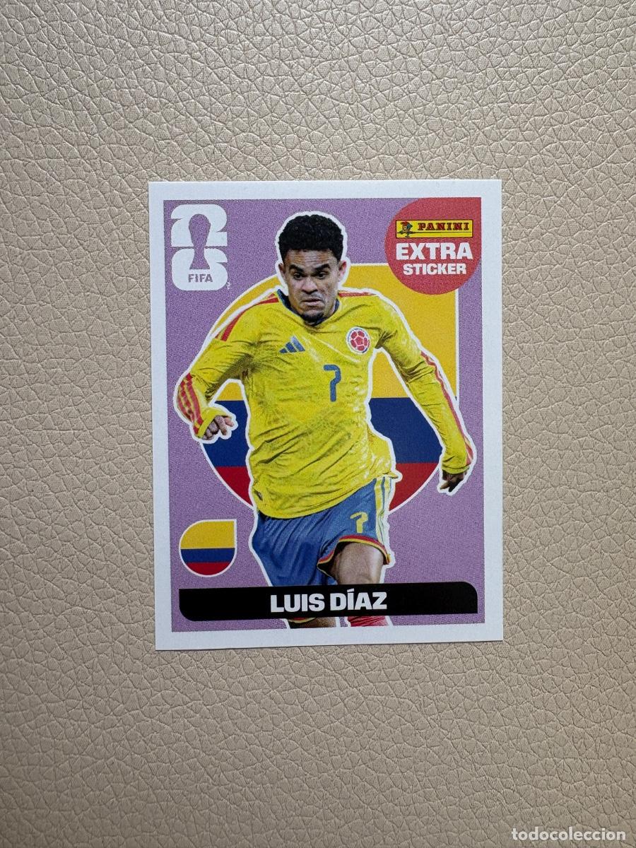 Cromos de f&uacute;tbol: 21. CROMO STICKER SIN PEGAR PANINI LUIS D&Iacute;AZ BASE EXTRA STICKER MUNDIAL 2026 CANAD&Aacute; USA MEJICO