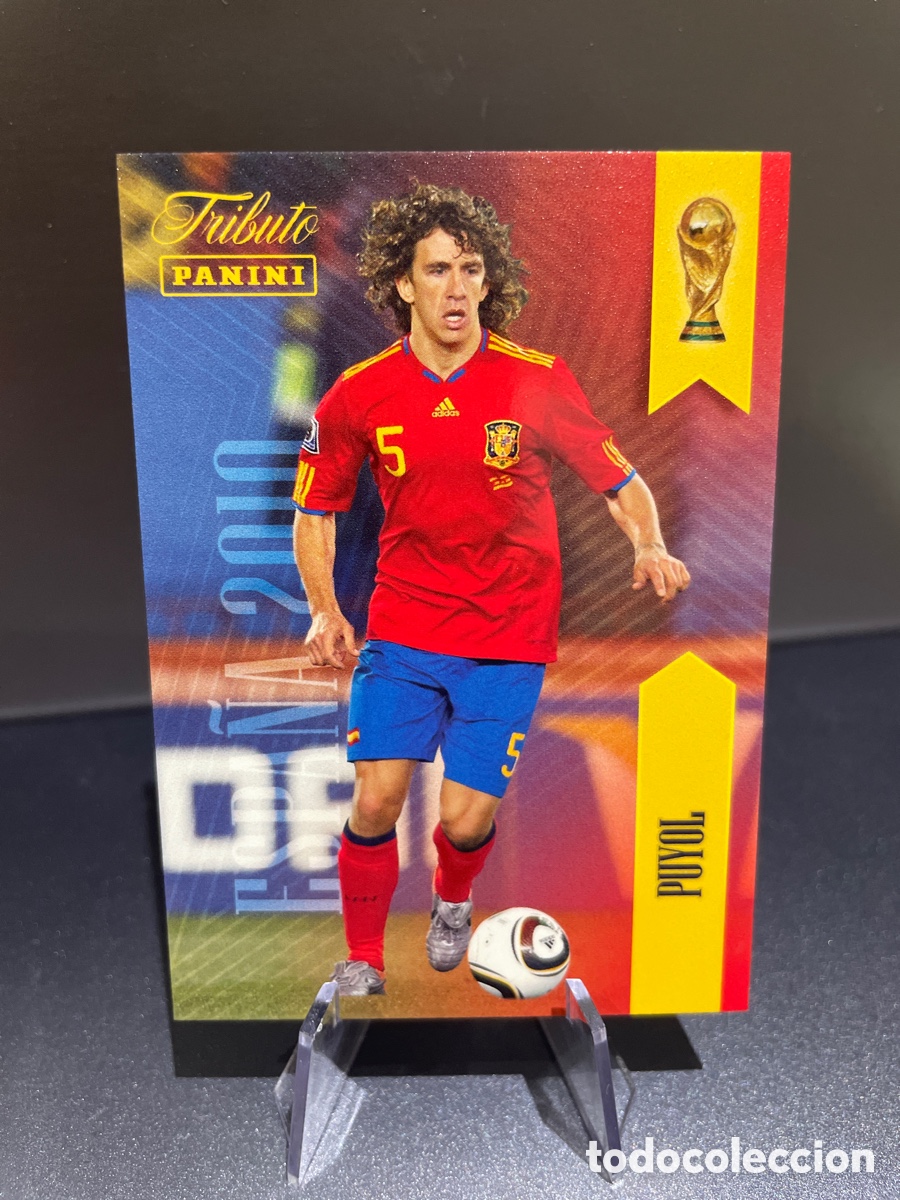 Cromos de f&uacute;tbol: Puyol 5 Panini Tribute Seleccion Espa&ntilde;ola 2010-2026 Vamos Campeones