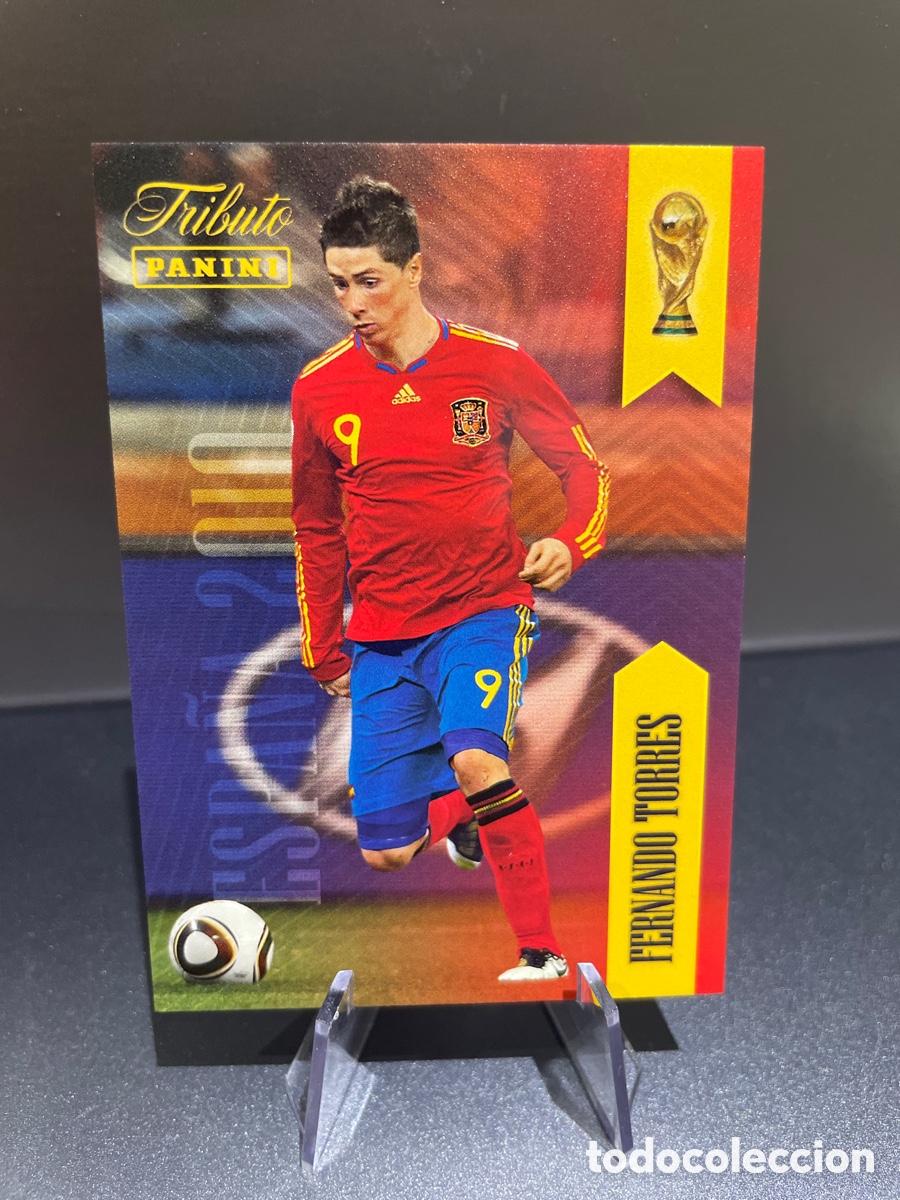 Cromos de f&uacute;tbol: Fernando Torres 9 Panini Tribute Seleccion Espa&ntilde;ola 2010-2026 Vamos Campeones