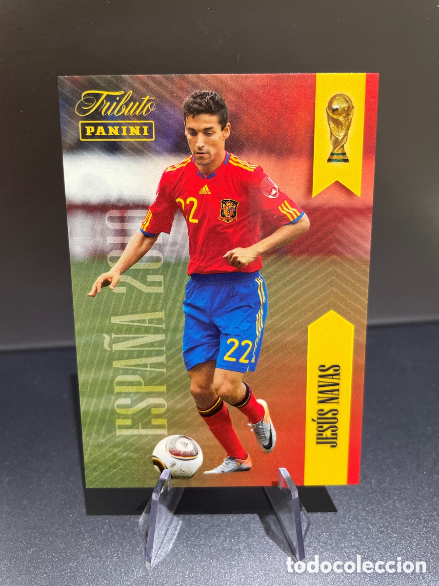 Cromos de f&uacute;tbol: Jesus Navas 22 Panini Tribute Seleccion Espa&ntilde;ola 2010-2026 Vamos Campeones