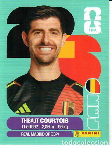 Cromos de f&uacute;tbol: CROMO PANINI MUNDIAL WORLD CUP 2026 - BEL 2 - COURTOIS - B&Eacute;LGICA