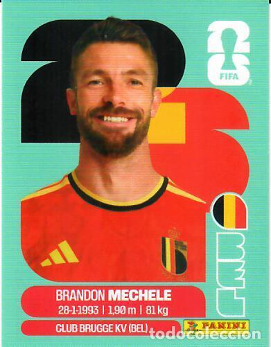 Cromos de f&uacute;tbol: CROMO PANINI MUNDIAL WORLD CUP 2026 - BEL 6 - MECHELE - B&Eacute;LGICA