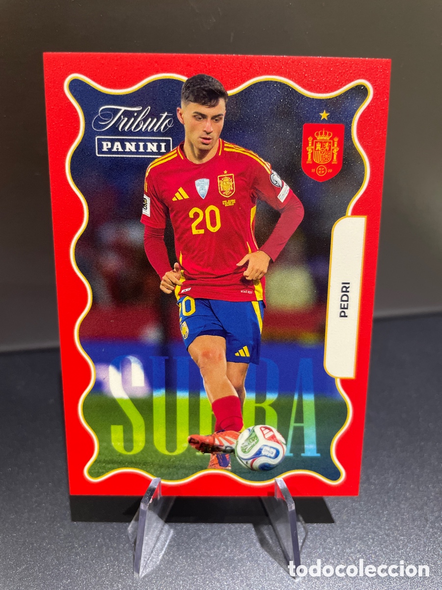 Cromos de f&uacute;tbol: Pedri 77 Panini Tribute Seleccion Espa&ntilde;ola 2010-2026 Vamos Campeones