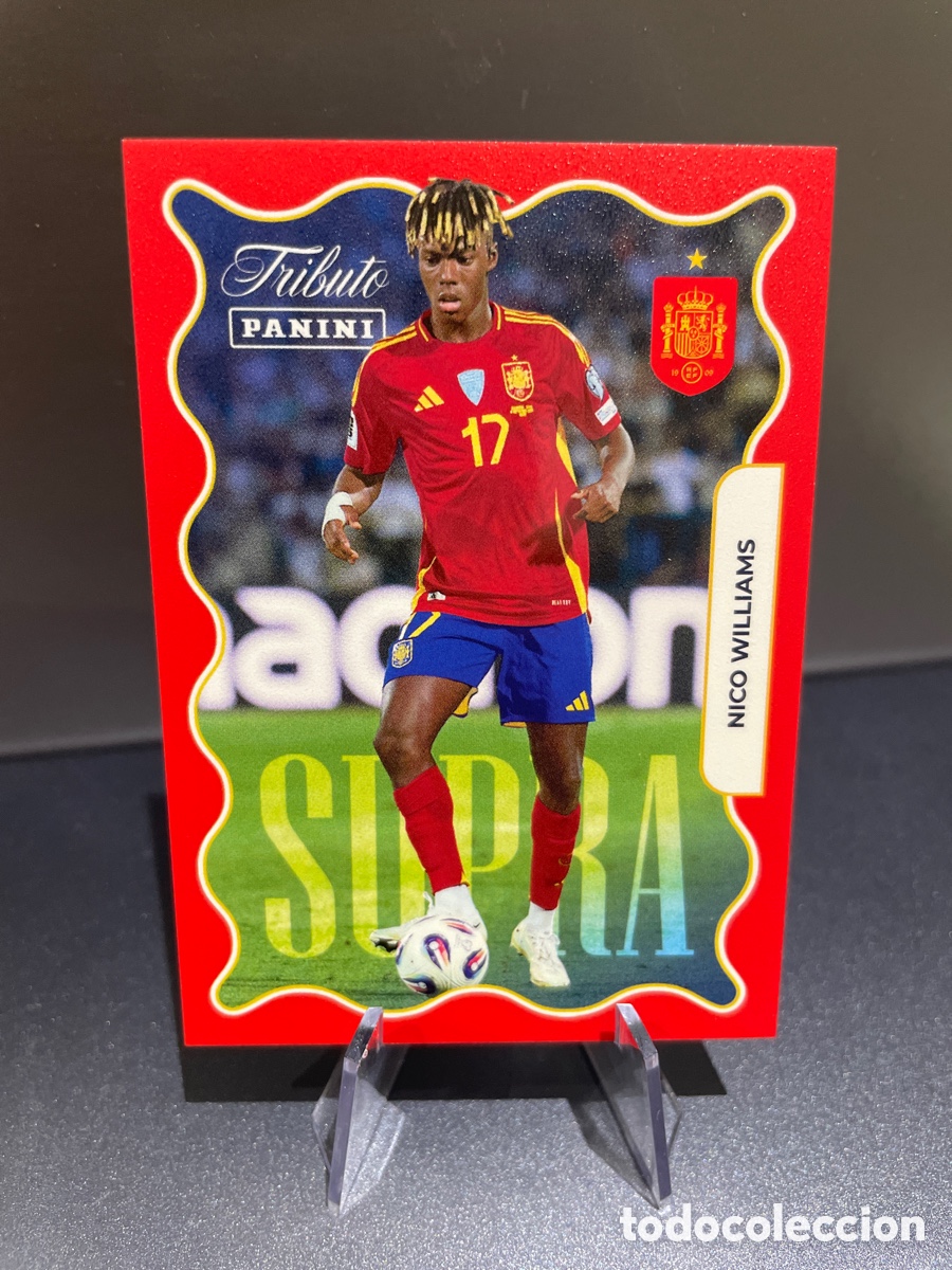 Cromos de f&uacute;tbol: Nico Willams 81 Panini Tribute Seleccion Espa&ntilde;ola 2010-2026 Vamos Campeones