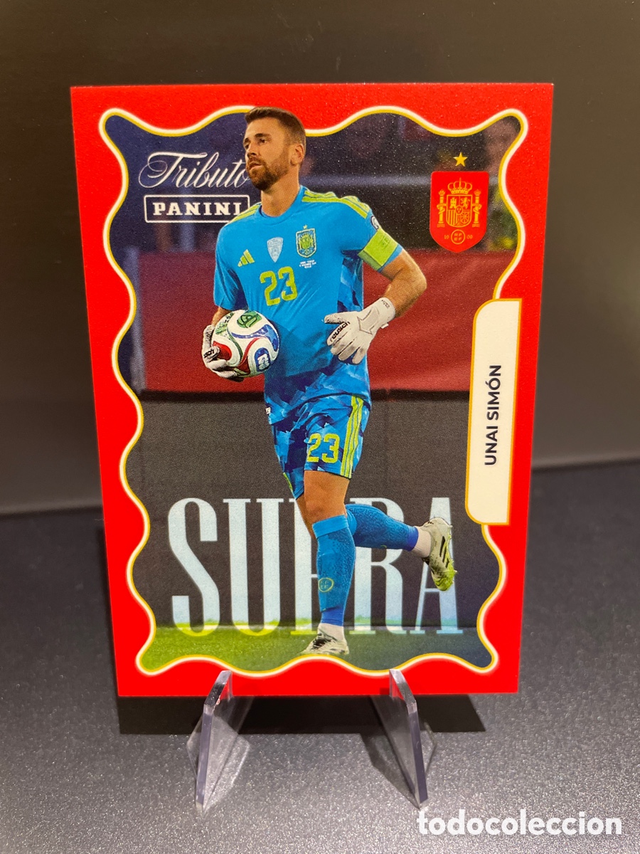 Figurine di Calcio: Unai Simon 71 Panini Tribute Seleccion Espa&ntilde;ola 2010-2026 Vamos Campeones