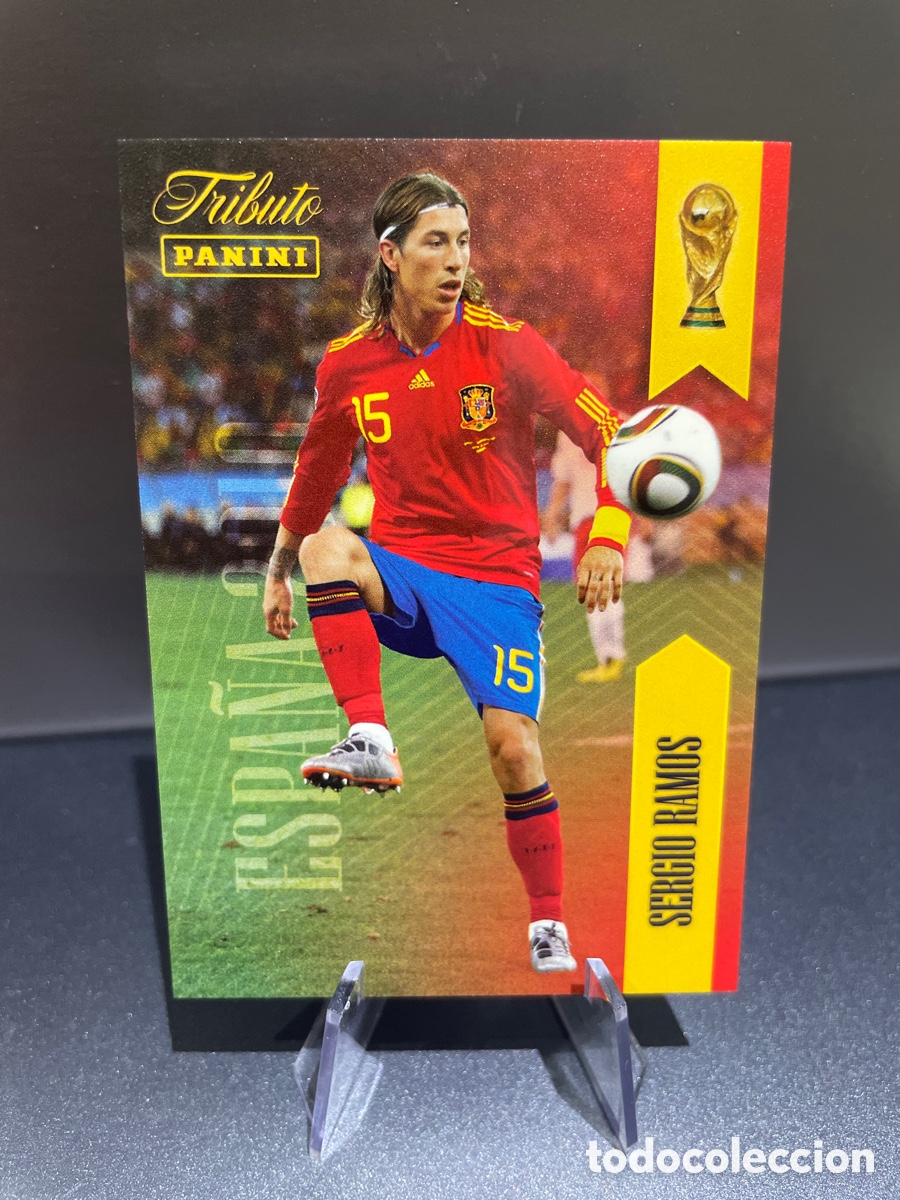 Figurine di Calcio: Sergio Ramos 15 Panini Tribute Seleccion Espa&ntilde;ola 2010-2026 Vamos Campeones