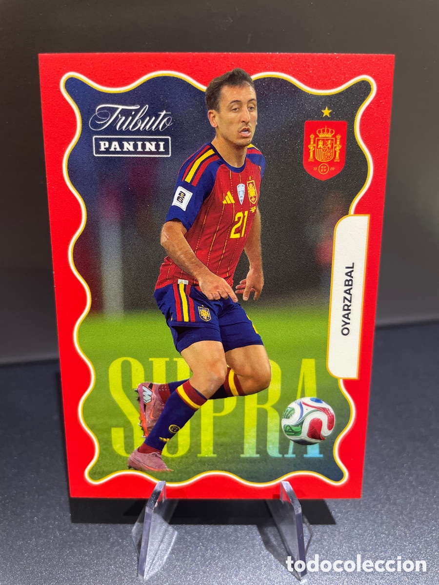 Figurine di Calcio: Oyarzabal 80 Panini Tribute Seleccion Espa&ntilde;ola 2010-2026 Vamos Campeones