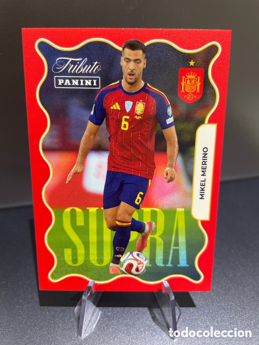 Figurine di Calcio: Mikel Merino 78 Panini Tribute Seleccion Espa&ntilde;ola 2010-2026 Vamos Campeones