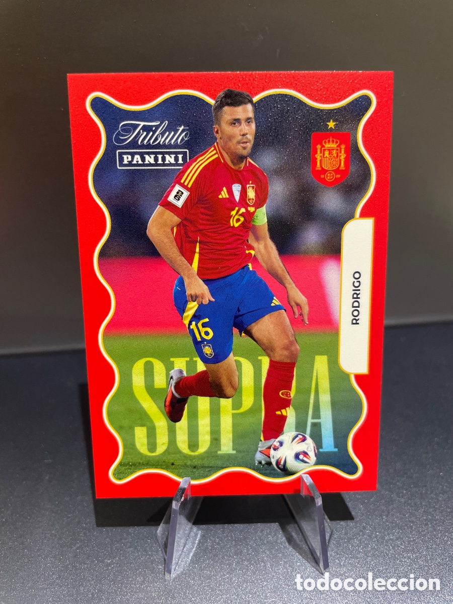 Figurine di Calcio: Rodri 76 Panini Tribute Seleccion Espa&ntilde;ola 2010-2026 Vamos Campeones
