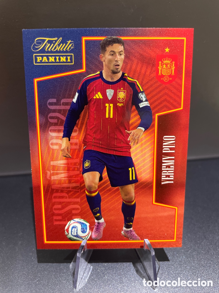 Figurine di Calcio: Yeremy Pino 62 Panini Tribute Seleccion Espa&ntilde;ola 2010-2026 Vamos Campeones