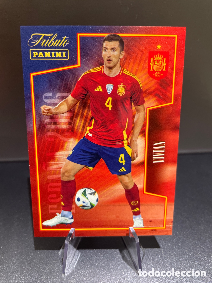 Figurine di Calcio: Vivian 46 Panini Tribute Seleccion Espa&ntilde;ola 2010-2026 Vamos Campeones