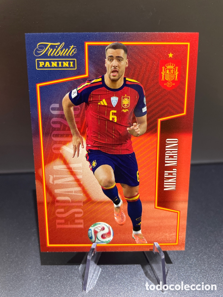 Figurine di Calcio: Mikel Merino 55 Panini Tribute Seleccion Espa&ntilde;ola 2010-2026 Vamos Campeones