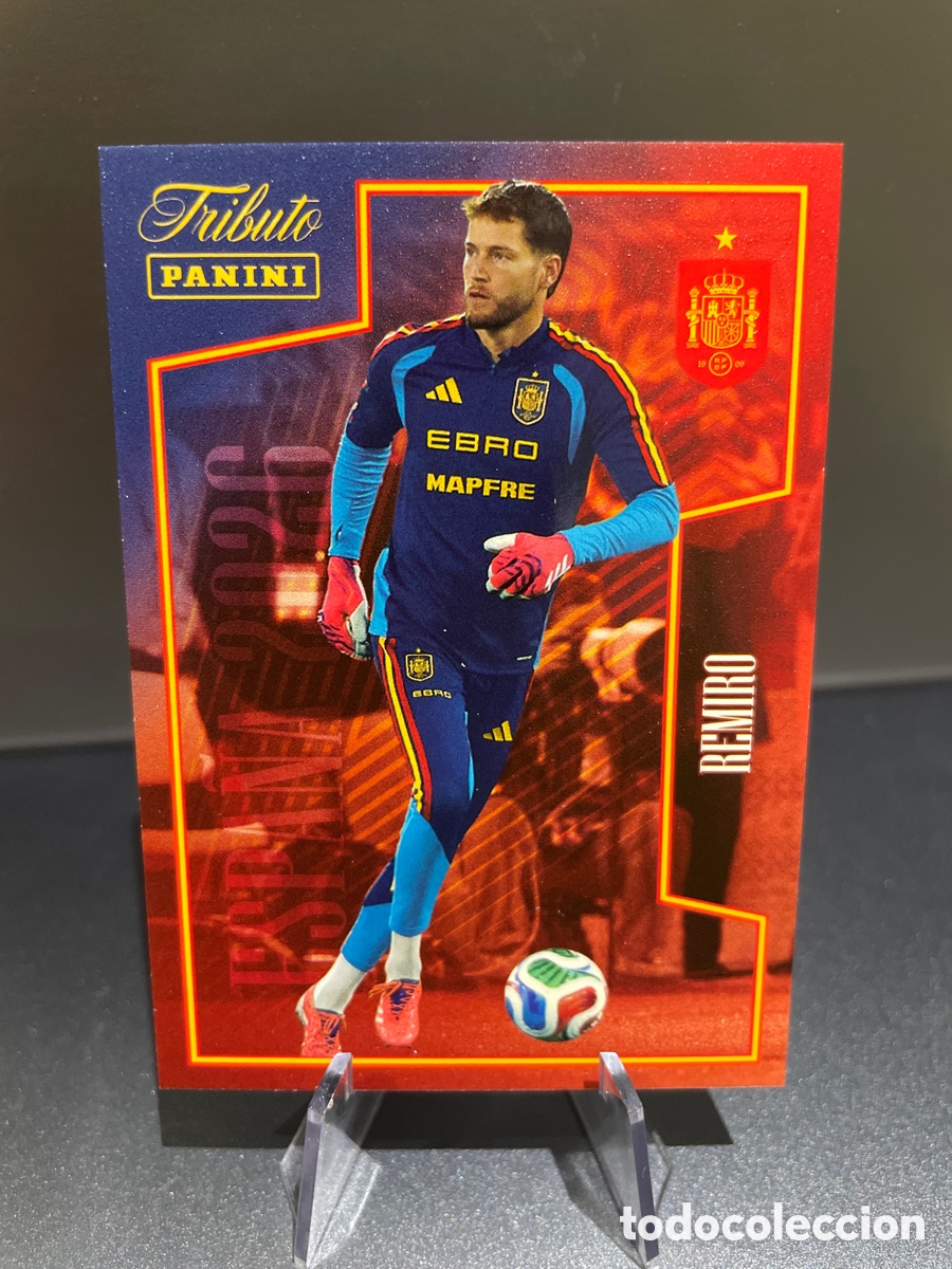 Figurine di Calcio: Remiro 39 Panini Tribute Seleccion Espa&ntilde;ola 2010-2026 Vamos Campeones