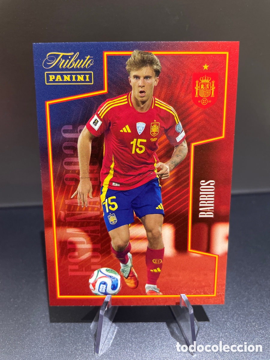 Figurine di Calcio: Barrios 57 Panini Tribute Seleccion Espa&ntilde;ola 2010-2026 Vamos Campeones