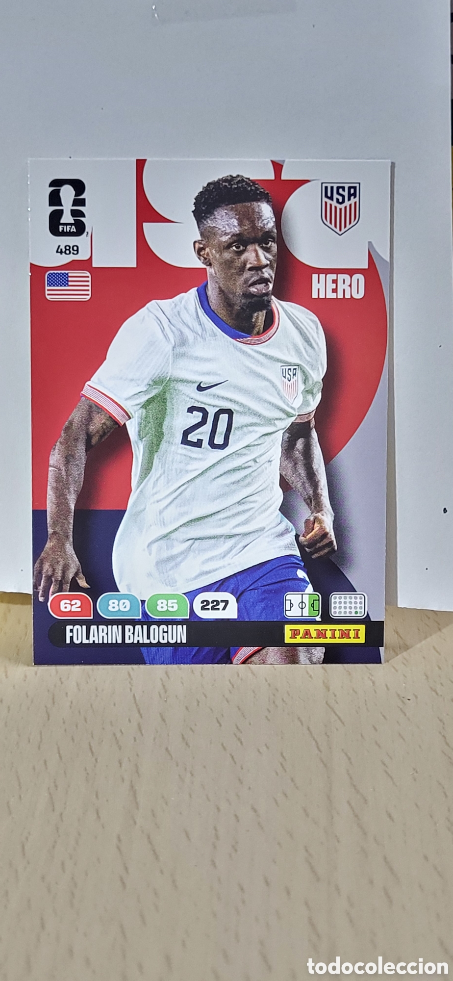 Cromos de f&uacute;tbol: FOLARIN BALOGUN EEUU ESTADOS UNIDOS N&ordm; 489 ADRENALYN XL MUNDIAL 2026 26 FIFA WORLD CUP PANINI