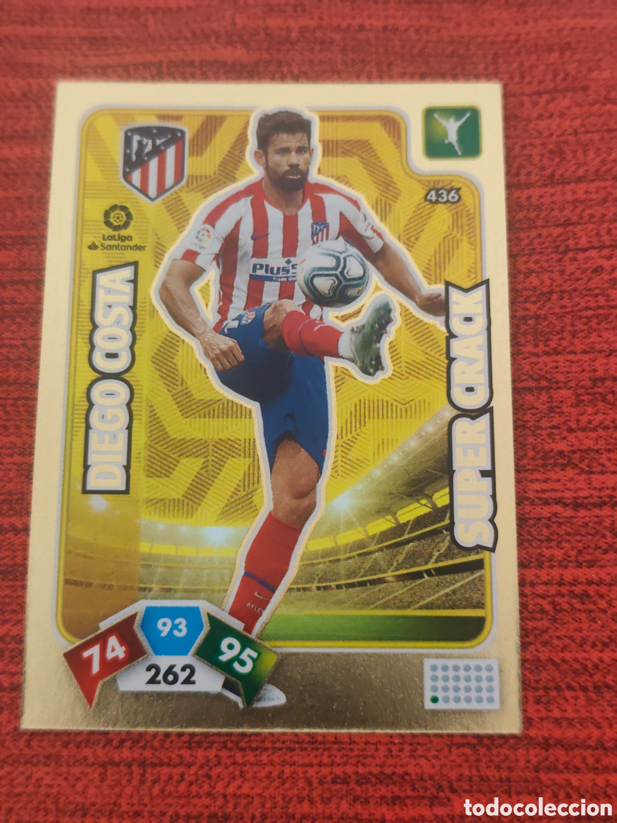 Cromos de f&uacute;tbol: SUPER CRACK 436 DIEGO COSTA ATL&Eacute;TICO MADRID ADRENALYN XL 2019 2020