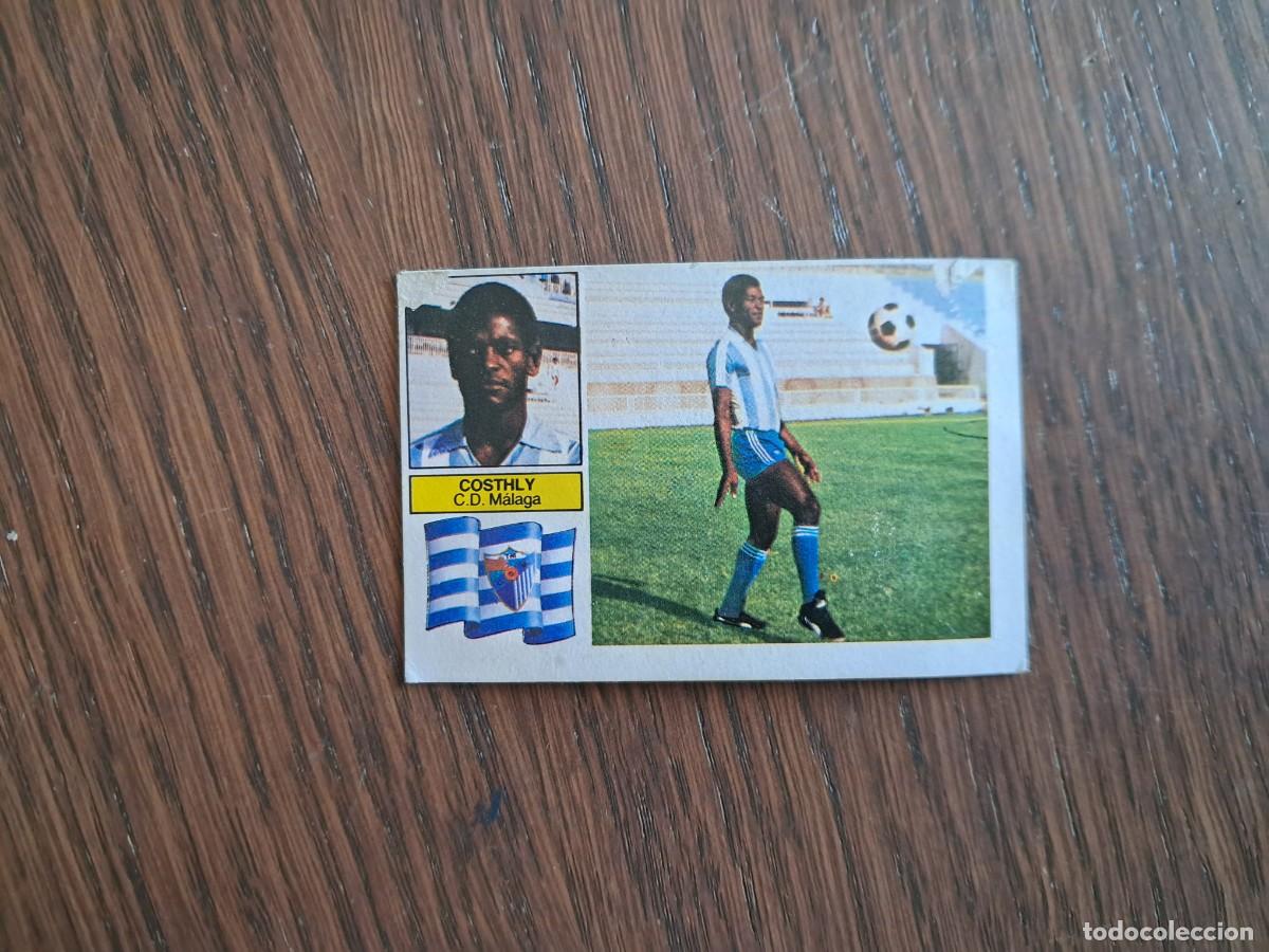 Cromos de f&uacute;tbol: cromo de futbol, ediciones Este, liga 82-83, Costhly, C.D.M&aacute;laga, &uacute;ltimos fichajes n&ordm; 27, sin pegar.