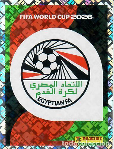 Cromos de f&uacute;tbol: CROMO PANINI MUNDIAL WORLD CUP 2026 - EGY 1 - ESCUDO - EGIPTO