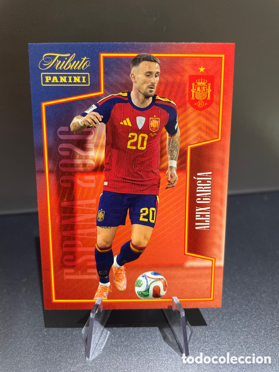 Football Stickers: Aleix Garcia 53 Panini Tribute Seleccion Espa&ntilde;ola 2010-2026 Vamos Campeones