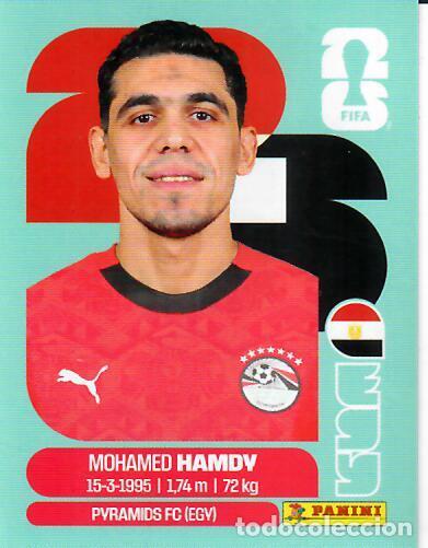 Cromos de f&uacute;tbol: CROMO PANINI MUNDIAL WORLD CUP 2026 - EGY 4 - HAMDY - EGIPTO