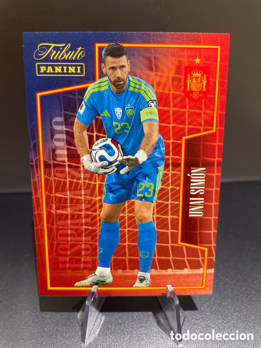 Football Stickers: Unai Simon 37 Panini Tribute Seleccion Espa&ntilde;ola 2010-2026 Vamos Campeones