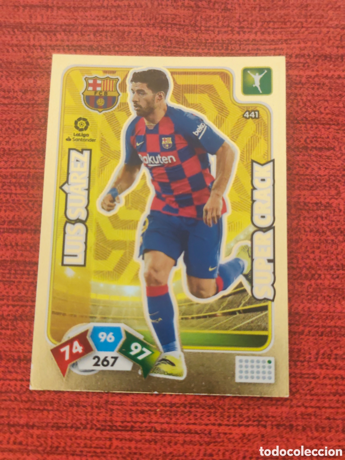 Cromos de f&uacute;tbol: SUPER CRACK 441 LUIS SU&Aacute;REZ FC BARCELONA ADRENALYN XL 2019 2020