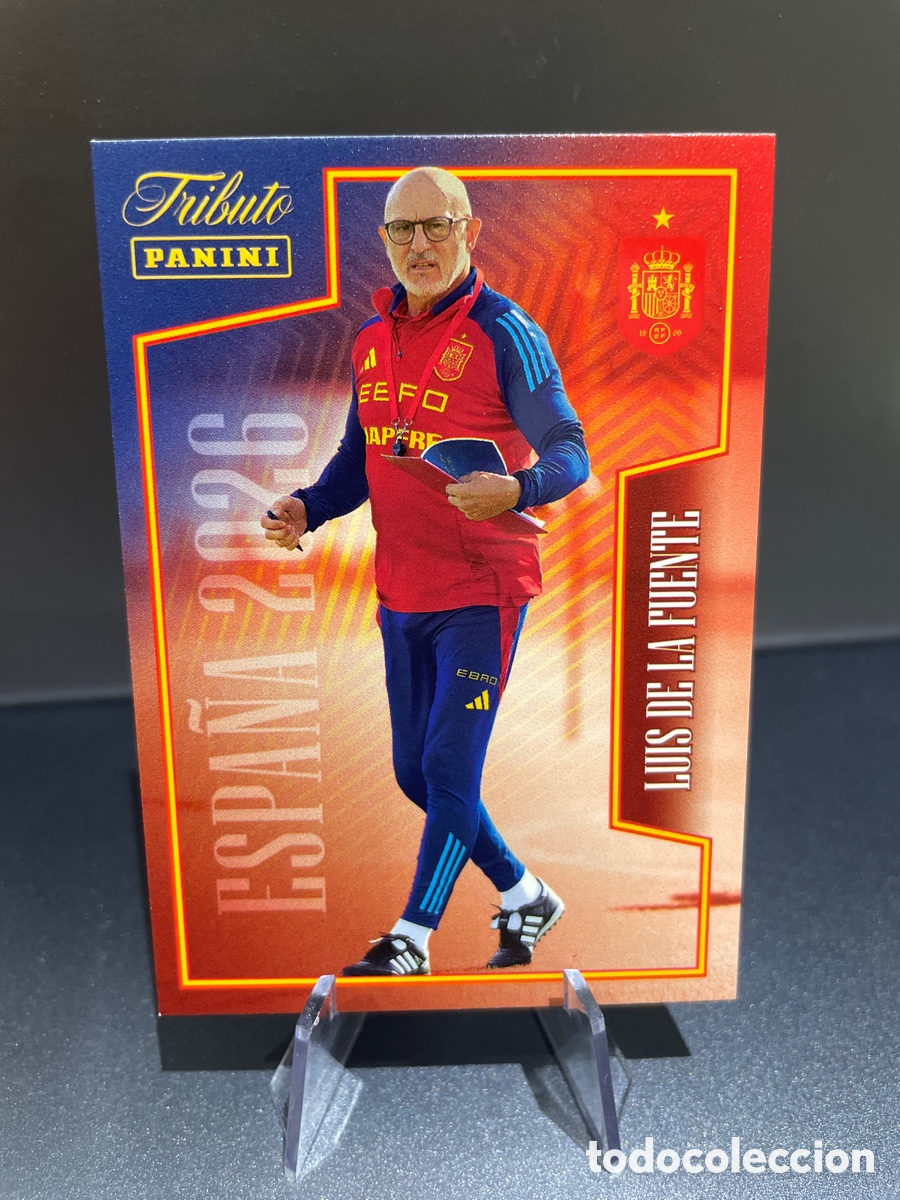 Football Stickers: De la Fuente 68 Panini Tribute Seleccion Espa&ntilde;ola 2010-2026 Vamos Campeones