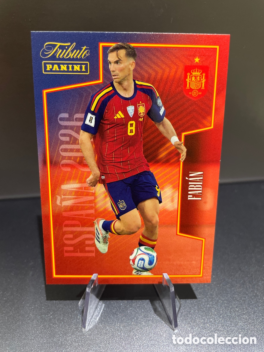 Football Stickers: Fabi&aacute;n 54 Panini Tribute Seleccion Espa&ntilde;ola 2010-2026 Vamos Campeones