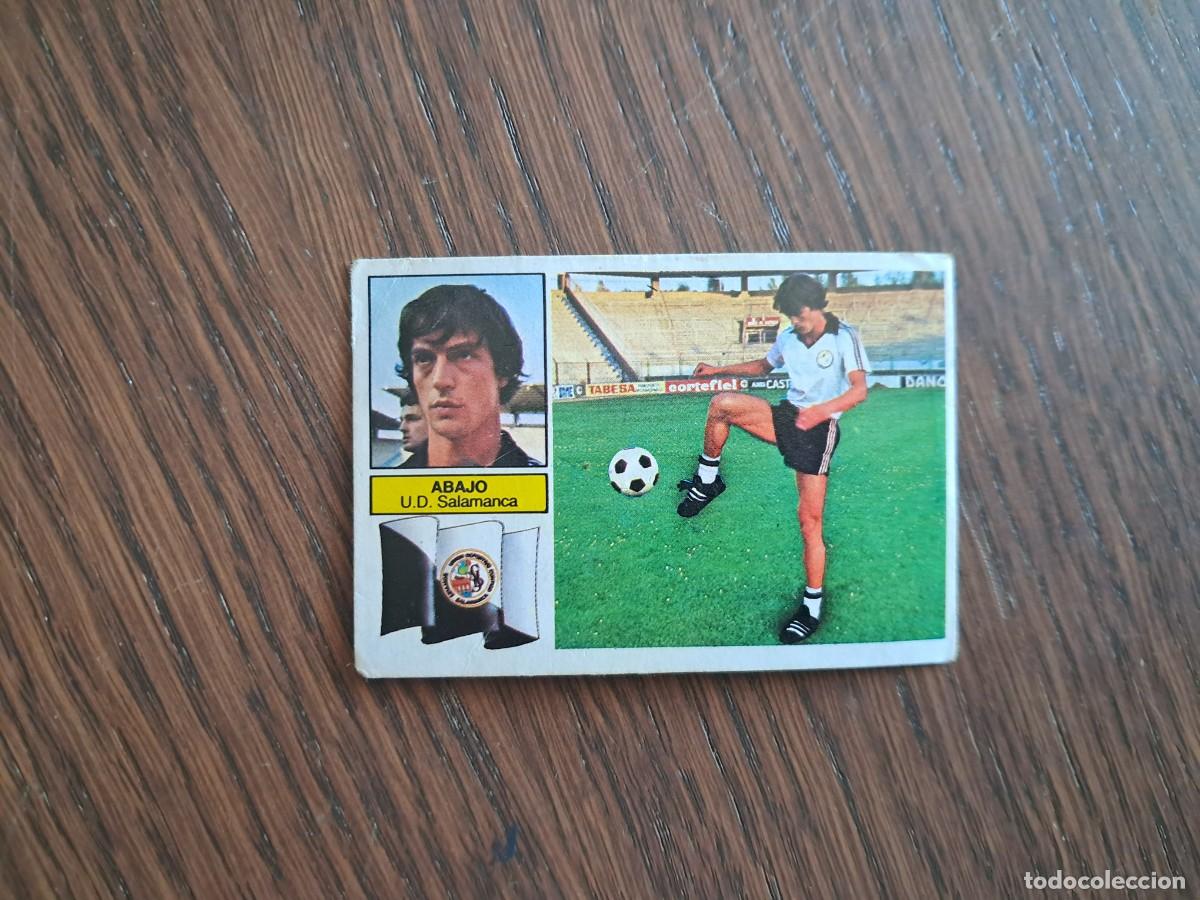 Cromos de Futebol: cromo de futbol, ediciones Este, liga 82-83, Abajo, U.D. Salamanca, &uacute;ltimos fichajes n&ordm; 24.sin pegar