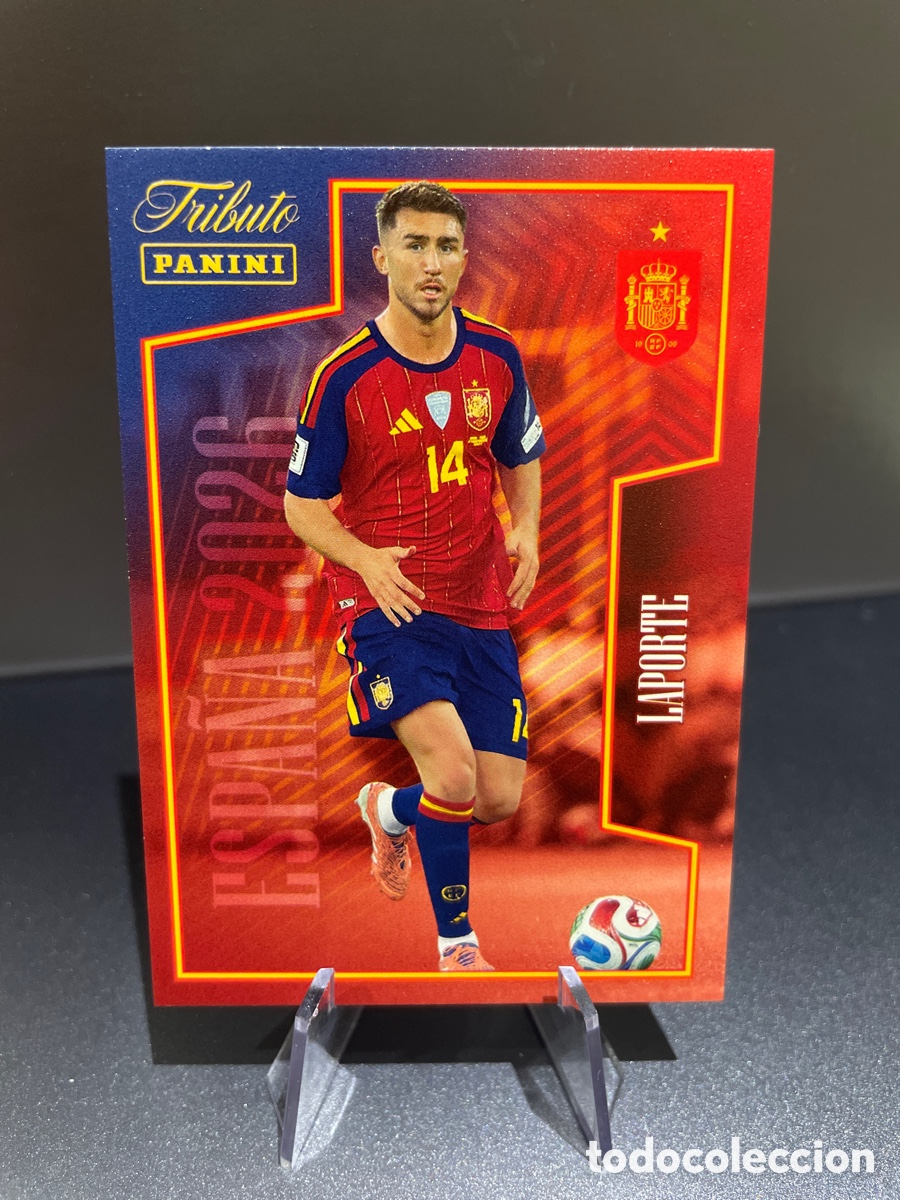 Football Stickers: Laporte 47 Panini Tribute Seleccion Espa&ntilde;ola 2010-2026 Vamos Campeones
