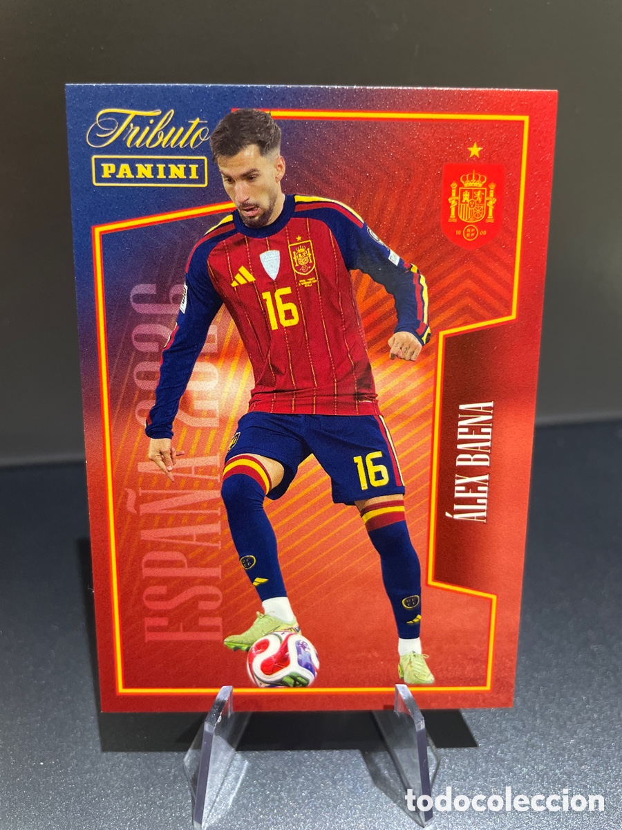 Football Stickers: Baena 56 Panini Tribute Seleccion Espa&ntilde;ola 2010-2026 Vamos Campeones