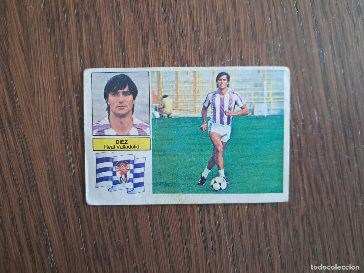 Cromos de f&uacute;tbol: cromo de futbol, ediciones Este, liga 82-83, Diez, Real Valladolid, &uacute;ltimos fichajes n&ordm; 26,sin pegar