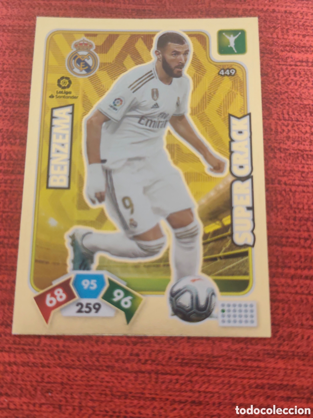 Football Stickers: SUPER CRACK 449 BENZEMA REAL MADRID ADRENALYN XL 2019 2020