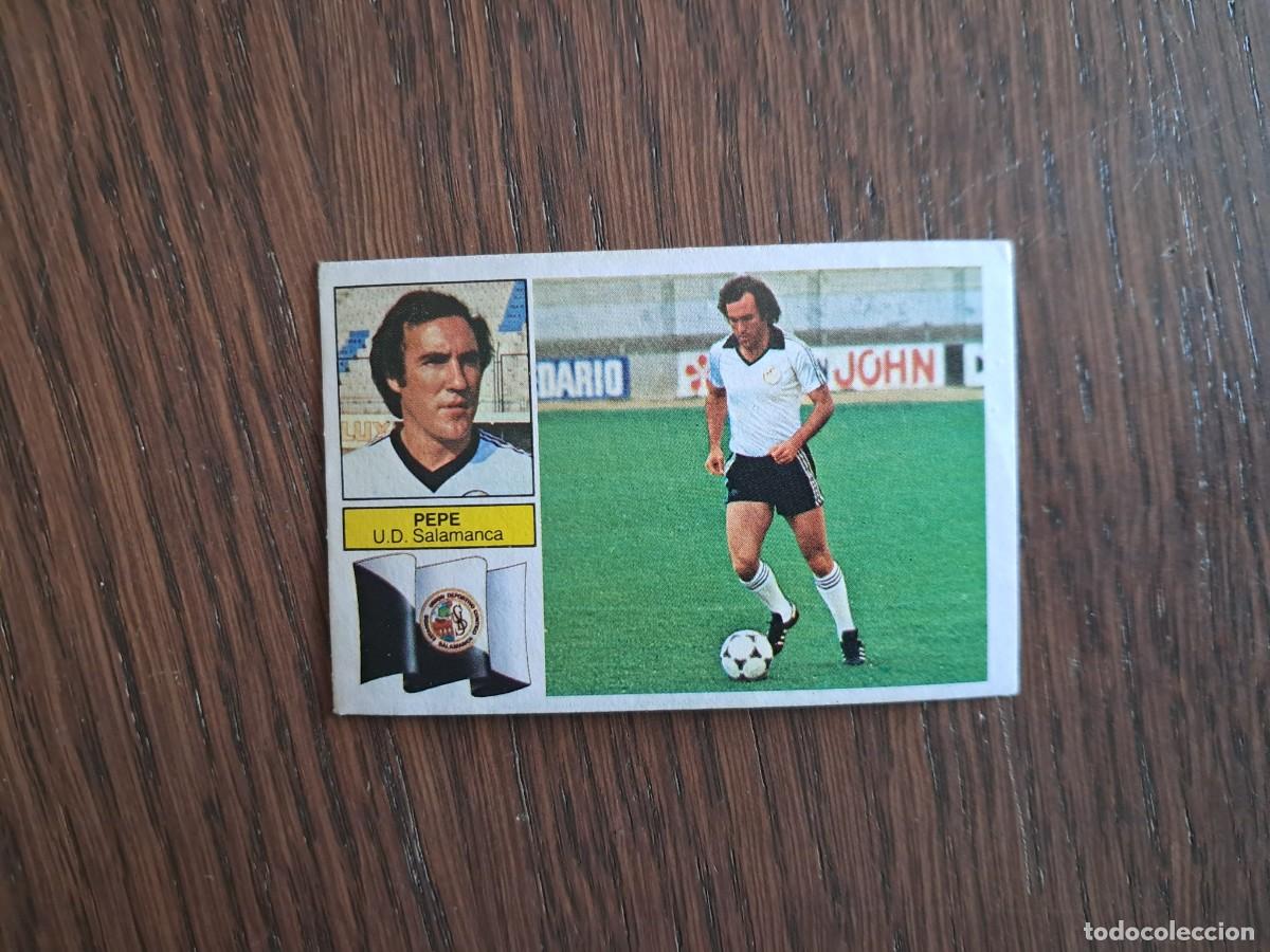 Fu&szlig;ball-Sticker: cromo de futbol, ediciones Este, liga 82-83, Pepe, U.D. Salamanca, sin pegar.
