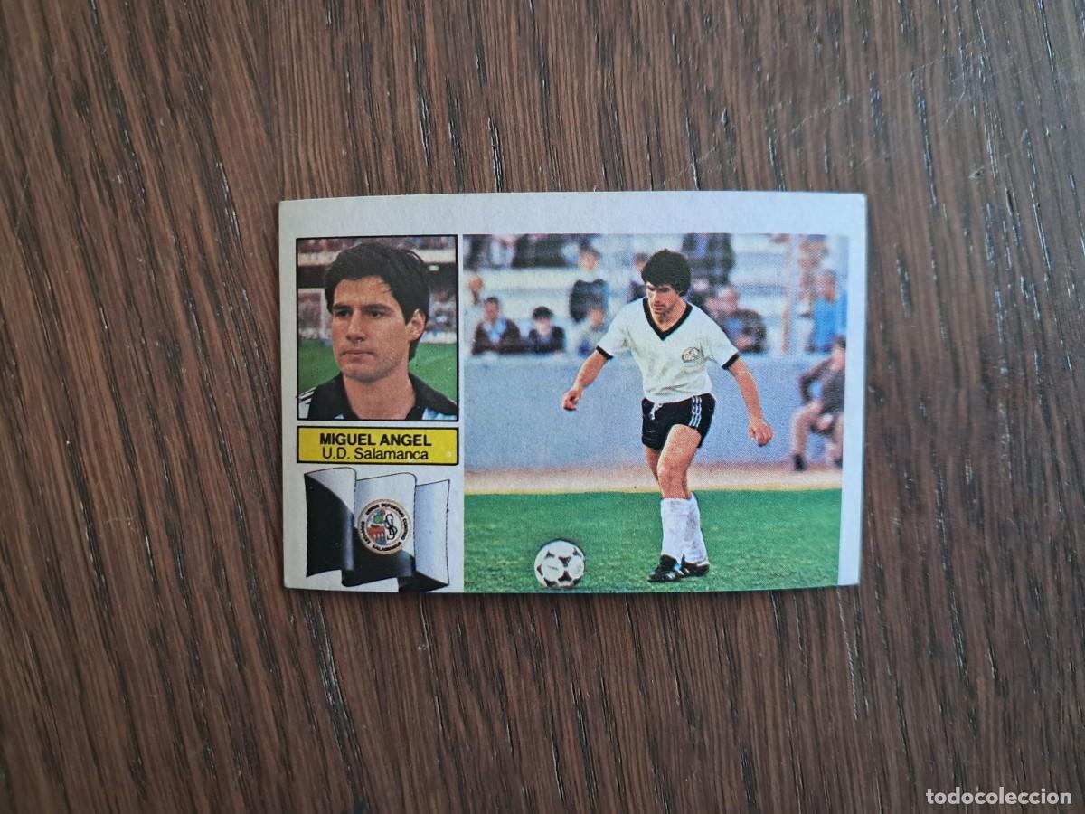 Fu&szlig;ball-Sticker: cromo de futbol, ediciones Este, liga 82-83, Miguel Angel, U.D. Salamanca, sin pegar.