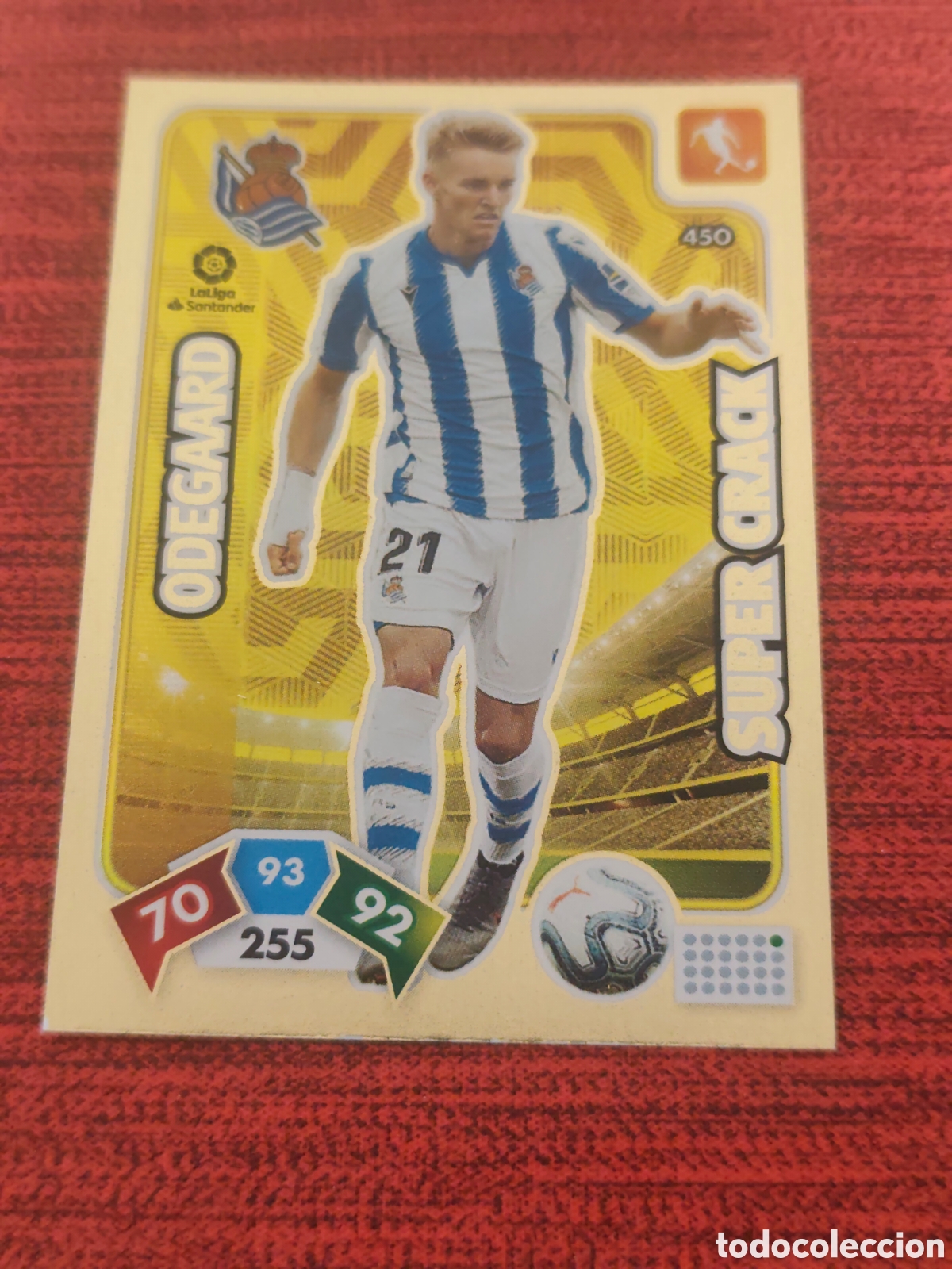 Fu&szlig;ball-Sticker: SUPER CRACK 450 ODEGAARD REAL SOCIEDAD ADRENALYN XL 2019 2020