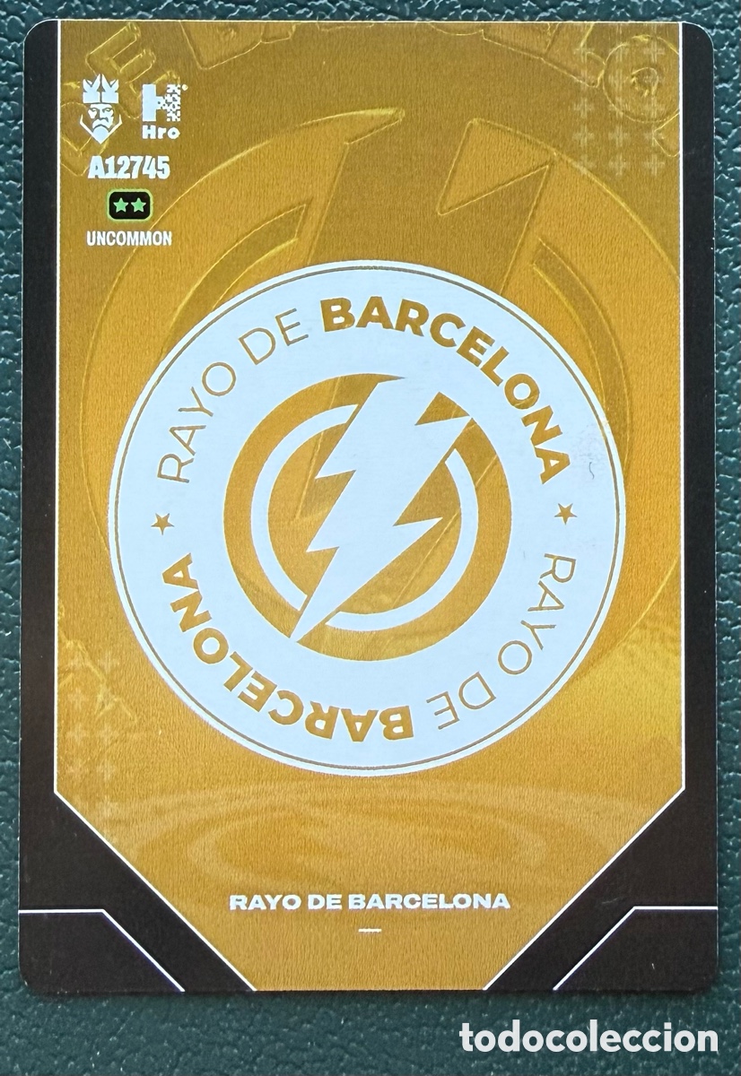 Football Stickers: A12745 ESCUDO RAYO DE BARCELONA FICHAS ALBUM KINGS LEAGUE INFOJOBS 2024 KOLEX