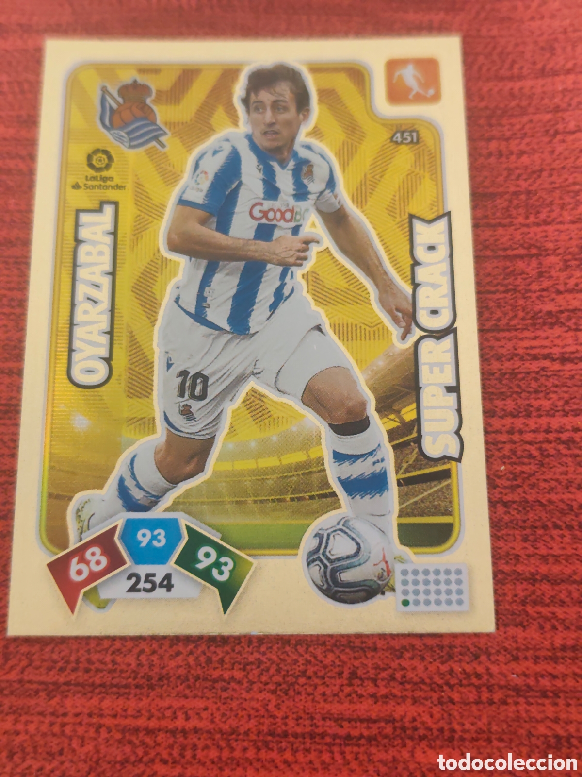 Fu&szlig;ball-Sticker: SUPER CRACK 451 OYARZABAL REAL SOCIEDAD ADRENALYN XL 2019 2020