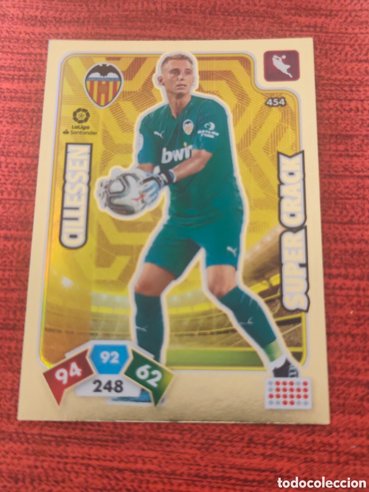 Cromos de f&uacute;tbol: SUPER CRACK 454 CILLESSEN VALENCIA ADRENALYN XL 2019 2020