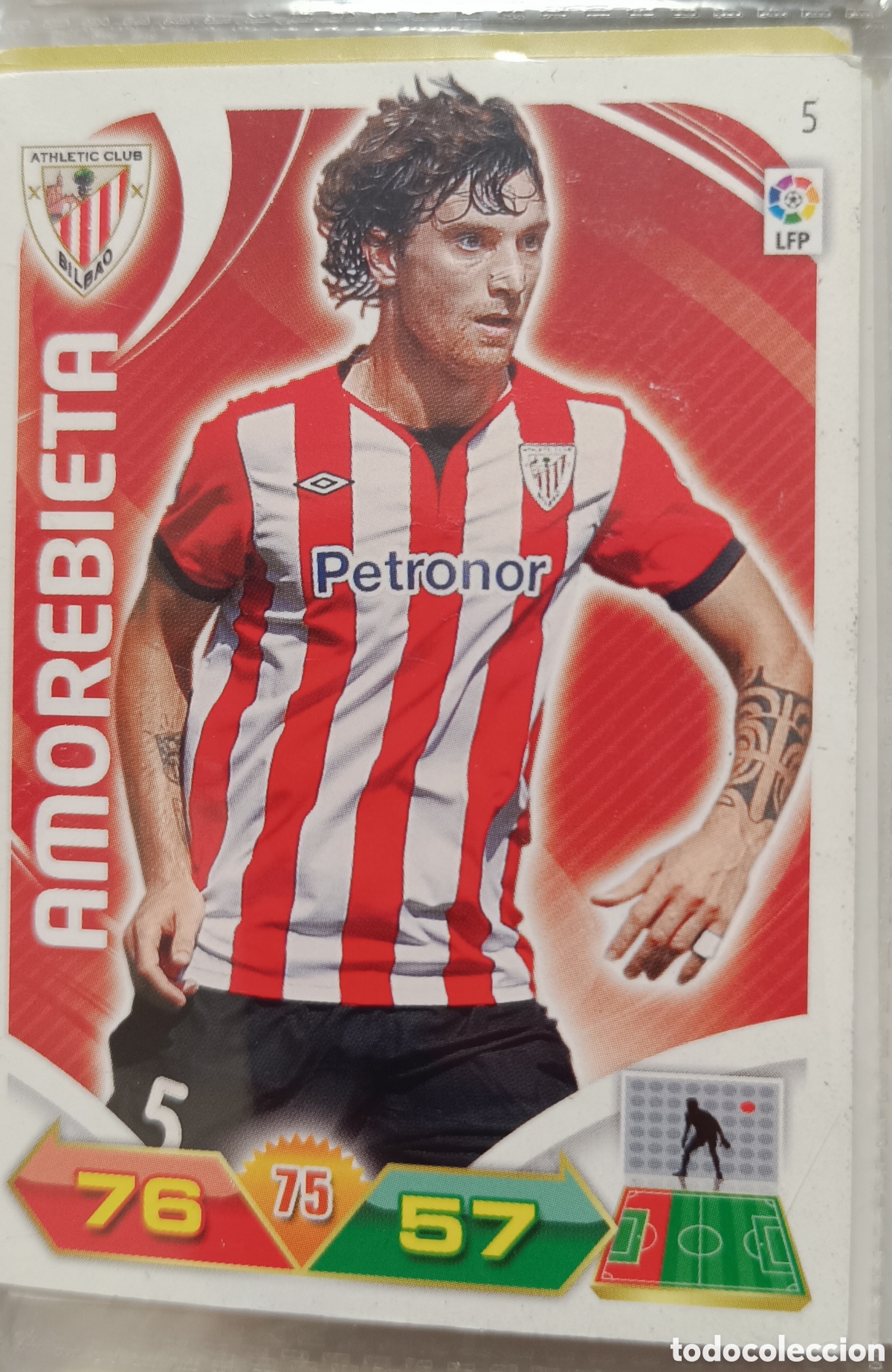 Cromos de f&uacute;tbol: 5 Amorebieta atletic 10/11