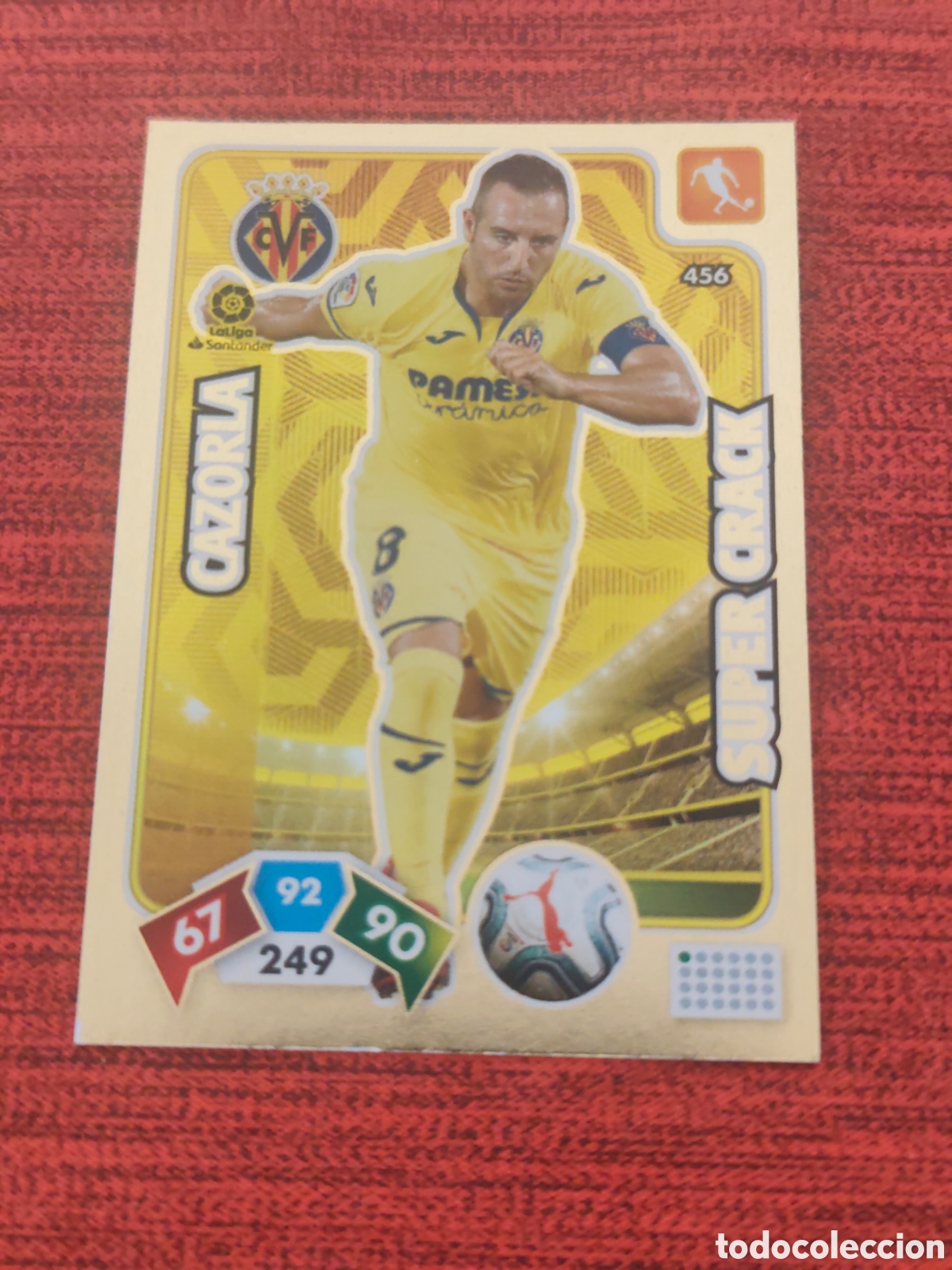 Cromos de f&uacute;tbol: SUPER CRACK 456 CAZORLA VILLARREAL ADRENALYN XL 2019 2020