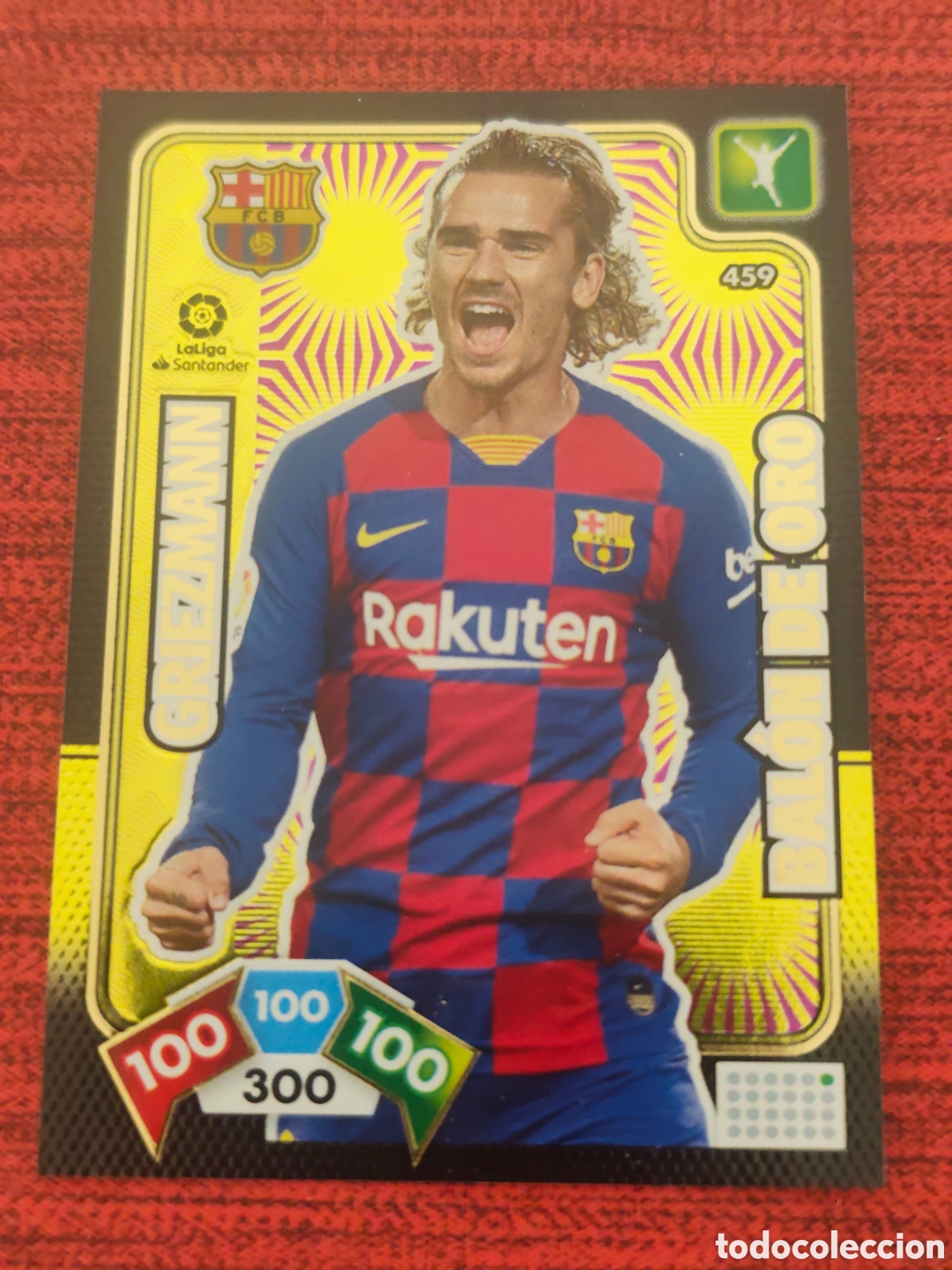 Cromos de f&uacute;tbol: BAL&Oacute;N DE ORO 459 GRIEZMANN FC BARCELONA ADRENALYN XL 2019 2020